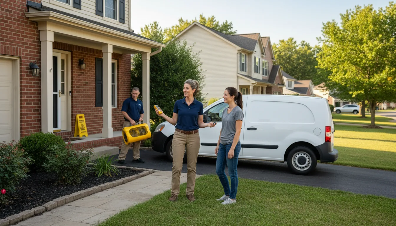 Water restoration image for Water Damage & Restoration Services in Winthrop, MA